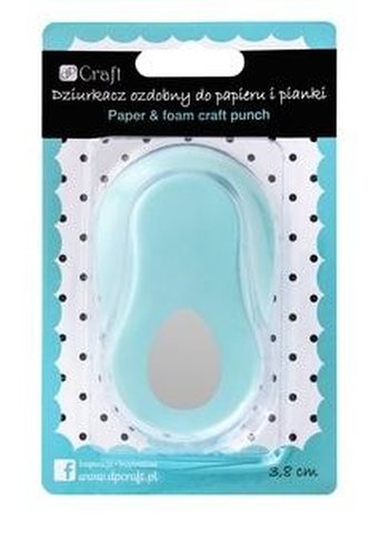 Dziurkacz ozdobny 3,8cm jajko