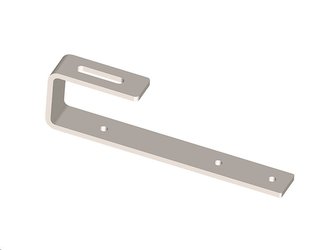 Střešní hák typu J (L240) s pevnou výškou 62 mm nerez