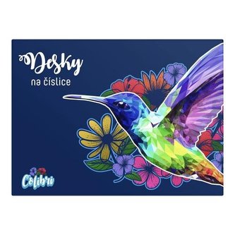 Desky na číslice - Kolibřík