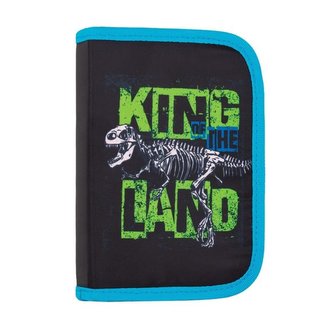 Oxybag Penál 1 patrový 2 chlopně - Dinosaurus Premium