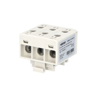 Svorka univerzální UK 35/3x1 A, 135A, 3pól., AL/CU, krytá, šedá, na DIN Svorka univerzální UK 35/3x1 A, 135A, 3pól., AL/CU, krytá, šedá, na DIN