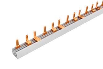 Prop. lišta S-3L-210/10, kolík (jazýček), 3pól., 63A, rozteč 17,8mm Prop. lišta S-3L-210/10, kolík (jazýček), 3pól., 63A, rozteč 17,8mm