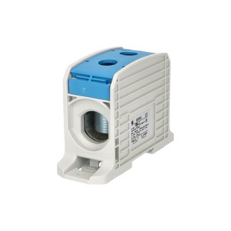 Svorka univerzální RKA 300 N, 520A, 1pól., AL/CU, modrá, na DIN/na panel Svorka univerzální RKA 300 N, 520A, 1pól., AL/CU, modrá, na DIN/na panel