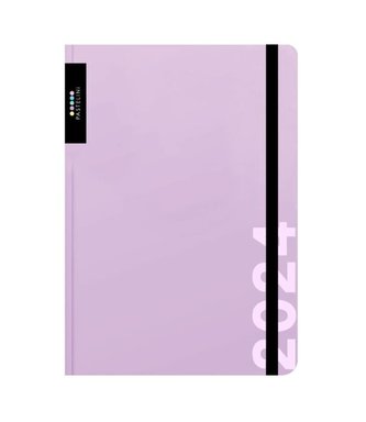 Diář A6 týdenní 2024 PASTELINI - fialová