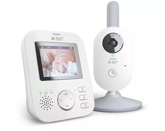 Philips Avent SCD833/01 digitální videochůvička, LCD displej, noční vidění, upozornění, funkce Talkback