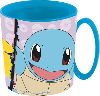 HRNEK PLASTOVÝ POKÉMON 265ML MODRÁ
