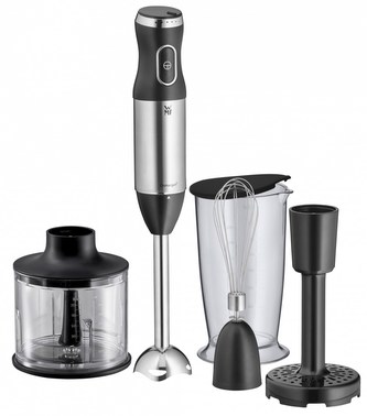 WMF tyčový mixér set Kult X, 4v1, 600 W, nastavení rychlosti