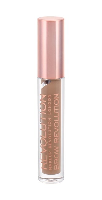 Makeup Revolution London Brow Revolution Gel a pomáda na obočí 3,8 g Soft Brown pro ženy