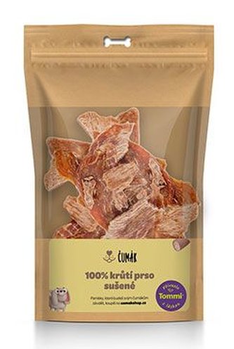 ČUMÁK Pochoutka Krůtí prso sušené 50g ČUMÁK Pochoutka Krůtí prso sušené 50g