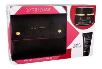 Collistar Nero Sublime černý denní krém 50 ml + černé pleťové sérum 15 ml + kabelka