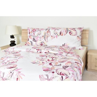 Povlečení flanelové bavlněné, Podzimní listí, 140 x 200 + 70 x 90 cm 140 x 200 cm + 70 x 90 cm