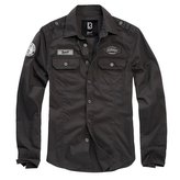 Košile LUIS VINTAGE dlouhý rukáv ČERNÁ vel.XL