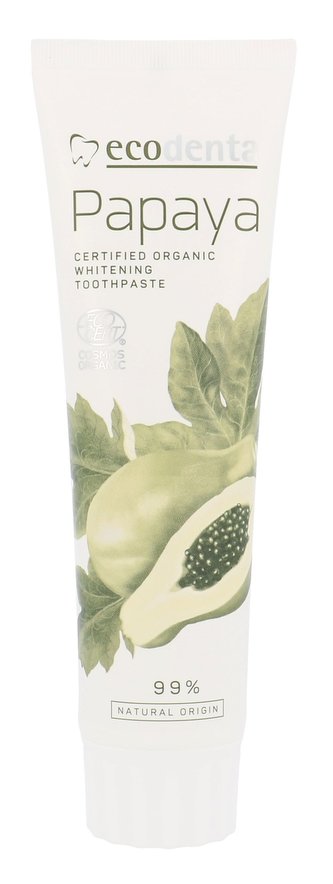 Ecodenta Organic Zubní pasta Papaya 100 ml Whitening unisex