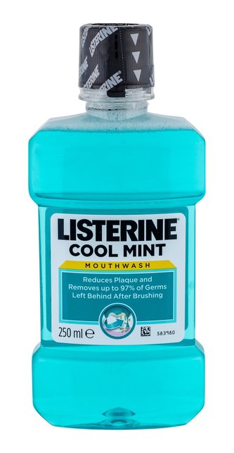 Listerine Mouthwash Ústní voda Cool Mint 250 ml unisex