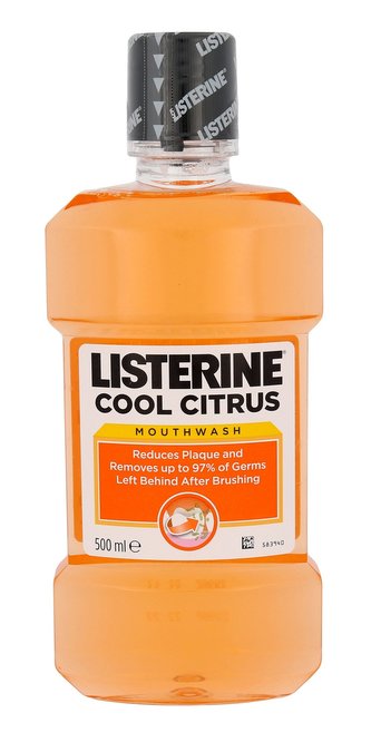 Listerine Mouthwash Ústní voda Cool Citrus 500 ml unisex
