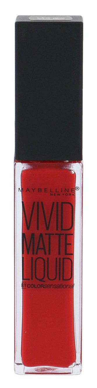 Maybelline Color Sensational Rtěnka Vivid Matte Liquid 8 ml 35 Rebel Red pro ženy