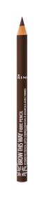 Rimmel London Brow This Way Tužka na obočí Fibre Pencil 1,08 g 002 Medium pro ženy