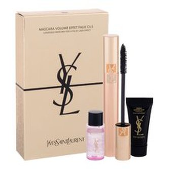 Yves Saint Laurent Volume Effet Faux Cils řasenka Volume Effet Faux Cils 7,5 ml + odličovací přípravek Top Secrets Exp.Makeup Remover 8 ml + pleťová péče Top Secrets Instant Moisture Glow 5 ml
