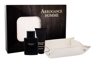 Arrogance Arrogance Uomo toaletní voda 100 ml + sprchový gel 75 ml + kožená kapsa