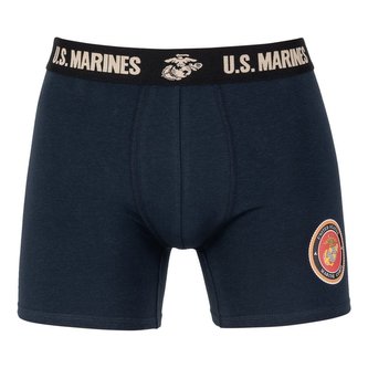 Trenýrky Boxer US MARINES MODRÉ vel.S