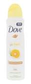 Dove Go Fresh Antiperspirant Grapefruit & Lemongrass 150 ml 48h pro ženy