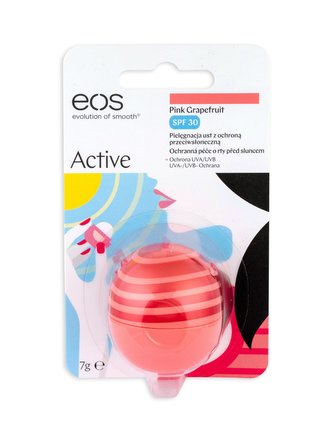 EOS Active Balzám na rty 7 g Pink Grapefruit SPF30 pro ženy