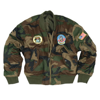 Bunda dětská MA1 WOODLAND vel.XS