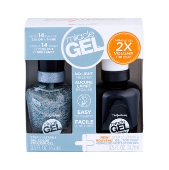 Sally Hansen Miracle Gel gelový lak na nehty Miracle Gel 14,7 ml + vrchní gelový lak Miracle Gel Top Coat 14,7 ml
