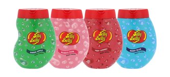 Jelly Belly Bath Set sprchový gel Very Cherry 75 ml + sprchový gel Green Apple 75 ml + sprchový gel Bubble Gum 75 ml + sprchový gel Berry Blue 75 ml