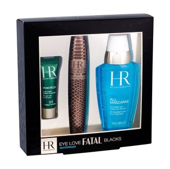 Helena Rubinstein Lash Queen voděodolná řasenka Lash Queen Fatal Blacks 7,2 ml + oční péče Powercell 3 ml + odličovací přípravek All Mascaras 50 ml