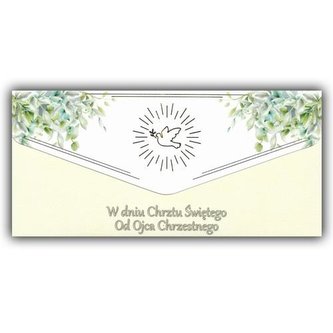 Karnet-koperta Chrzest od Matki Chrzestnej