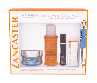 Lancaster Skin Therapy hydratační gel-krém 50 ml + péče o oční okolí 3 ml + čisticí pleťová voda 3v1 100 ml + pleťové sérum 365 Skin Repair 10 ml