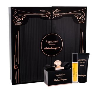 Salvatore Ferragamo Signorina Misteriosa parfémovaná voda 100 ml + parfémovaná voda 10 ml + tělové mléko 50 ml