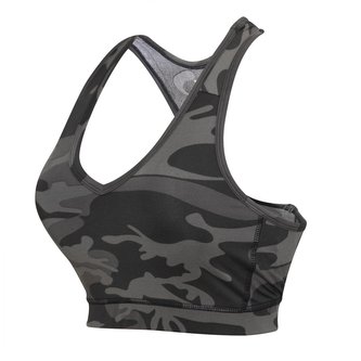 Podprsenka WORKOUT sportovní BLACK CAMO vel.L