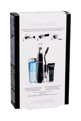 Lancôme Grandiose řasenka 10 ml + odličovací přípravek na oči Bi-Facil 30 ml + korektor Effacernes Longue Tenue SPF30 5 ml 02 Beige Sable