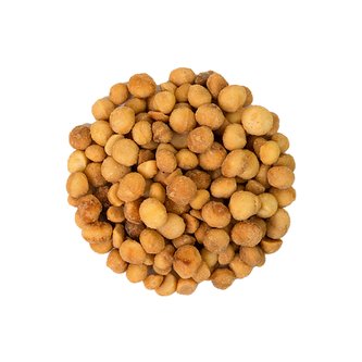 Makadamové ořechy na sucho pražené solené váha 500g