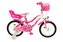 VOLARE - Detský bicykel Lovely - dievčenský - 16 palcov - Ružový Biely