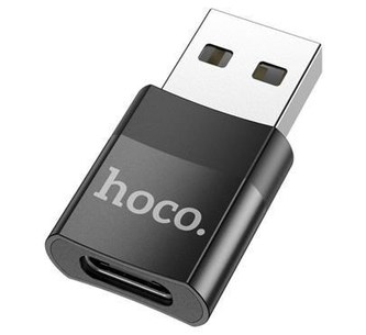 Adapter OTG HOCO UA17 z USB-C na USB konektor, černá Adapter OTG HOCO UA17 z USB-C na USB konektor, černá