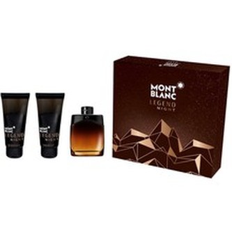 Montblanc Legend Night parfémovaná voda 100 ml + balzám po holení 100 ml + sprchový gel 100 ml