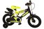 VOLARE - Detský bicykel Sportivo - chlapčenský - 12 palcov - neónovo žltá čierna - zmontovaný na 95 %