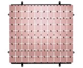 Panel dekoracyjny różowy czarne tło typ B 30x30cm