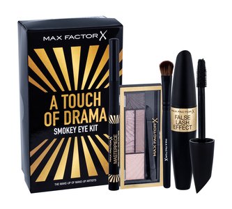 Max Factor False Lash Effect řasenka False Lash Effect 13,1 ml + paletka očních stínů Smokey Eye Drama 3 g Opulent Nudes + oční linky 1 g Velvet Black + štětec na oční stíny 1 ks