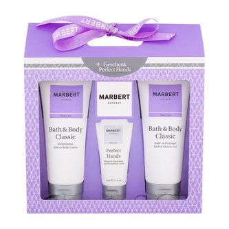 Marbert Bath & Body Classic sprchový gel 200 ml + tělové mléko 200 ml + krém na ruce 50 ml