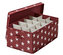 LOVE IT STORE IT - box na vianočné gule , hviezda, tmavo červená