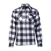 Košile DŘEVORUBECKÁ na knoflíky BÍLOČERNÁ vel.XXL