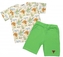 Tričko kr. rukáv + kraťásky s kapsami 2D sada, Cestovatel G-baby, zelené