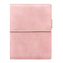 Filofax, Diář Domino Soft, kapesní, pastelová růžová