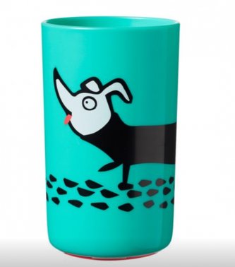 Tommee Tippee Stabilní hrnek Super Cup 300 ml 12m+ Pejsek, zelený