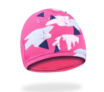 Bavlněná čepička YO ! Izabela - malinová; 116 (5-6r)