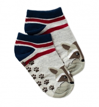 Dětské ponožky s ABS Mýval, vel. 27/30 - šedé; 27-30